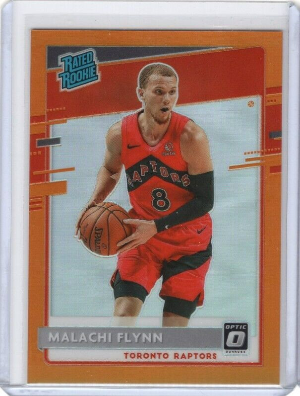 Malachi Flynn 2020 Panini Donruss Optic Rated Orange Prizm /199 Rookie RC #179