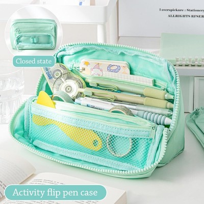 Macaron Farbe Stift tasche Große Kapazität Feder mäppchen Stift box  Geschenk