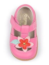 See Kai Run NEW Avery Baby Girls Hot Pink T-Strap Sandal NWB 9M-12M
