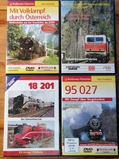 4 verschiedene Eisenbahn DVDs