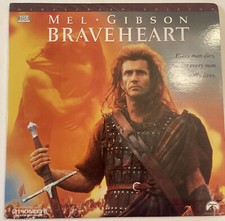 Braveheart Laserdisc, 1996 Mel Gibson Widescreen THX Edition 2 Disc Set