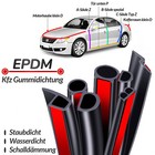 Kfz Gummidichtung selbstklebend Moosgummi Türdichtung Hubdach Dichtung Dichtband