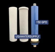 HYDRO LOGIC STEALTH RO150 REPLACEMENT FILTER PACK- 150 GPD MEMBRANE RO 150