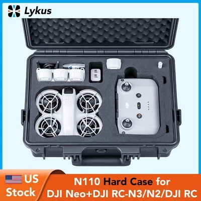Lykus Titan N110 Waterproof Hard Case for DJI Neo and RC2/RC-N3 [CASE ONLY]