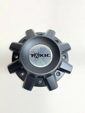 Tapa central de rueda negra mate tóxica SUCAP-SUV-S-A