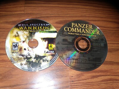 2 PC Games: Full Spectrum Warrior & Panzer Commander CD-ROM Game