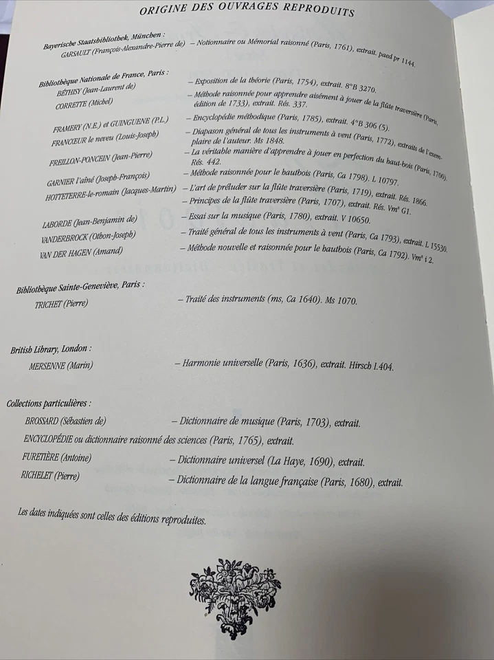 Methods & Treatises Oboe France 1600 - 1800 Series I Hautbois Fuzeau - Image 4 of 4