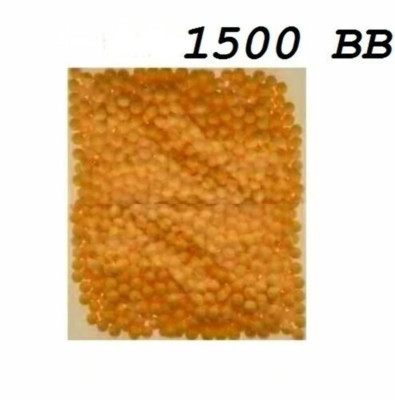 1500 BB Pellets Kugeln Munition hochwertig poliert 0,12g gelb