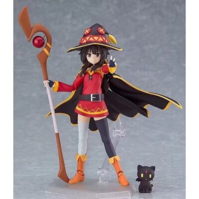 figma 407 Megumin アクションフィギュア Anime Konosuba Megumin figma 407 Collectible Action Figure