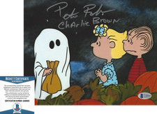 PETER ROBBINS PEANUTS VOICE OF CHARLIE BROWN SIGNED 8X10 PHOTO BECKETT COA BAS