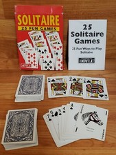 Hoyle - 25 Fun Ways to Play Solitaire 2 Complete Decks with Instructions