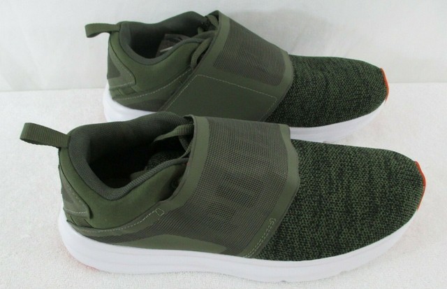 puma enzo olive green