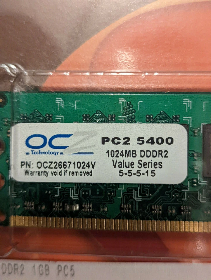 OCZ OCZ26671024V 1GB PC2-5400 DDR2-667MHz 240-pin - Image 3 of 4