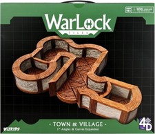 Warlock Tiles: Expansion Pack - 1 in. Town  Village Angles  Curves  WizKids