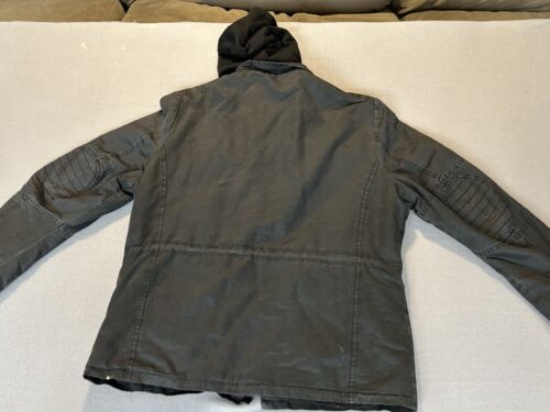 Rock & Republic Jacke Herren Gr. XXL schwarz isoliert Kapuze Mantel Taschen - Bild 2 von 9