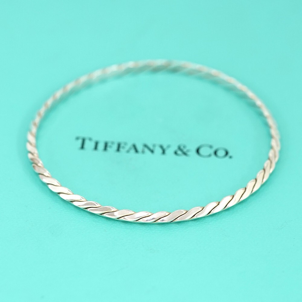 Tiffany & Co. Twist Bangle Bracelet 7.8