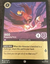 Lorcana Iago Reappearing Parrot Foil