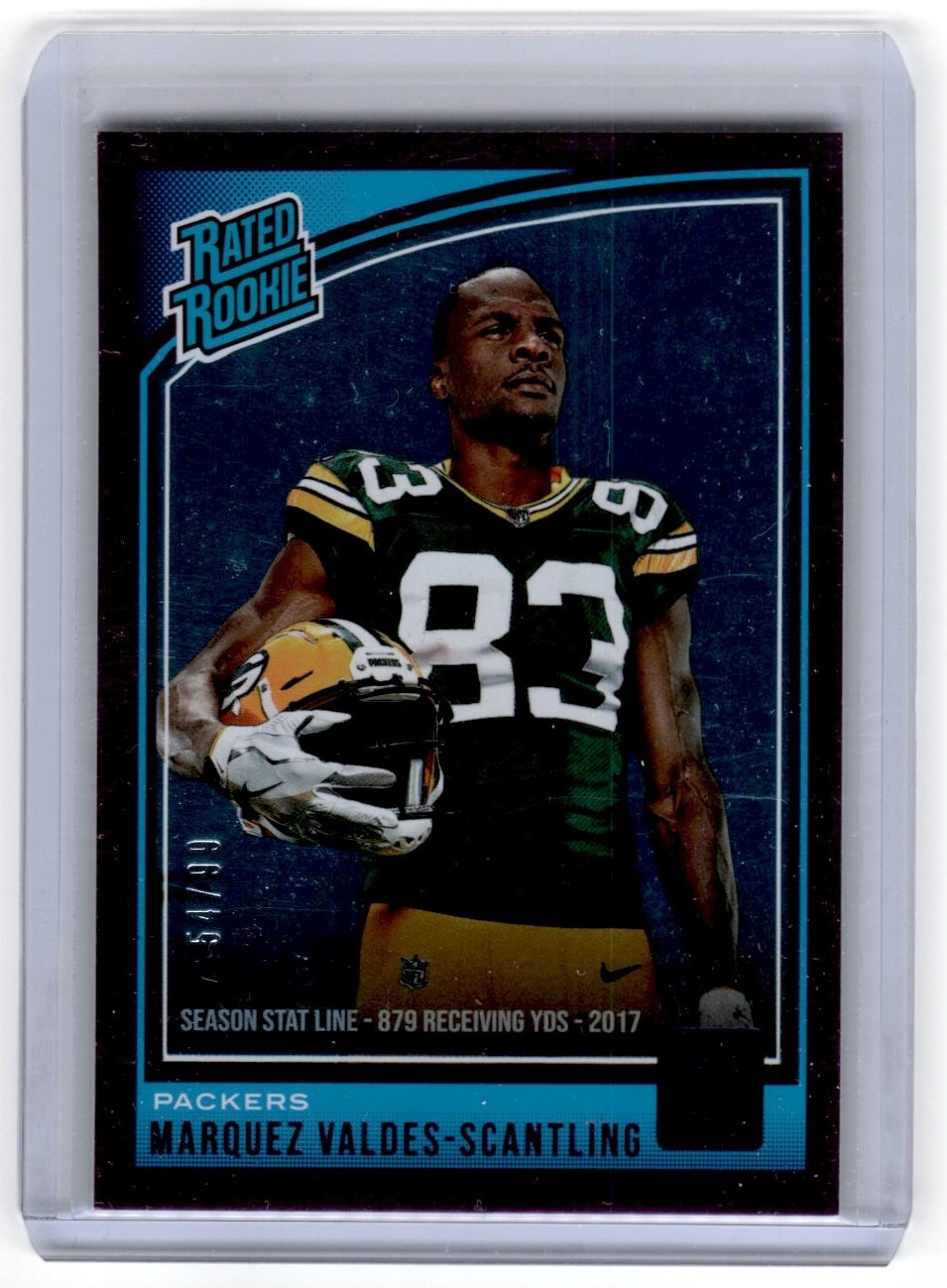 Marquez Valdes-Scantling Panini Donruss #336 Base