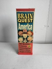 Brain Quest America Deck 2  Ages 9  United States Patriotic TRIVIA card game