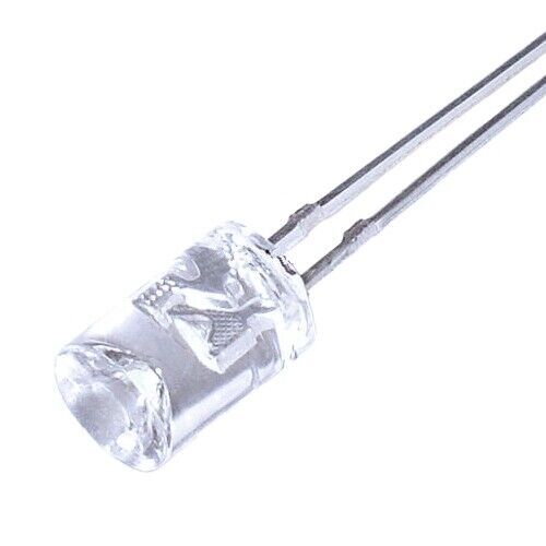 10 concave GOLD-WARM-WEIß Leds 5mm 180° konkave rundstrahlend warmweiß Led - Bild 2 von 3