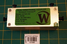 WERLATONE  DUAL DIRECTIONAL  COUPLER MISMATCH TOL     C3720-102  *HART TO FIND*