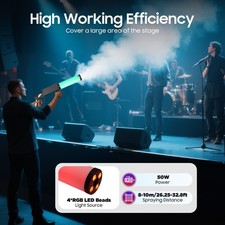 CO2 Gun Night Club Bar Party LED Cannon , DJ Jet Effect Fogger Smoke Gun