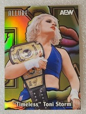 CF-1 TIMELESS TONI STORM 2026 Upper Deck AEW Allure COLOR FLOW YELLOW-GREEN