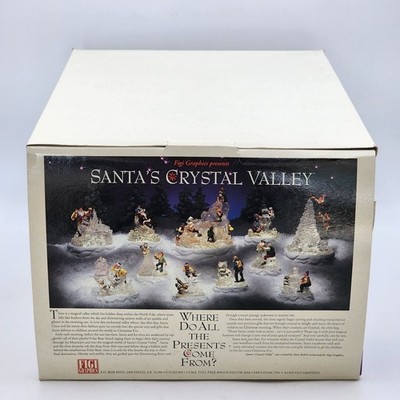 Figi Graphics Santa's Crystal Valley The Audition vintage 1996 ILLUMINATED