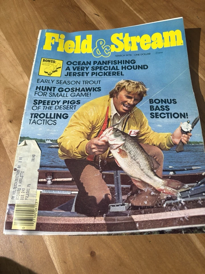 FIELD & STREAM  Lot of 3 Field & Stream Magazines Dec 1977, Mar 1978, Apr 1978  - Image 3 of 4