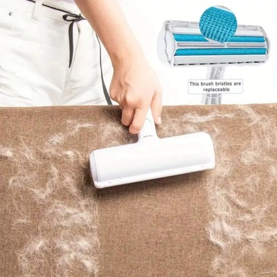 Pet Hair Remover Roller - Dog & Cat Fur Remover with Self-Cleaning Base - Effici
