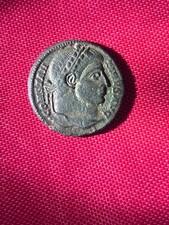 RARE Ancient Bronze Roman CoinEmperor Constatine I M71