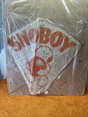 DWN3 - Vintage SNOBOY Northwestern Kite Co. Paper Kite 28 Long X 24 Wide
