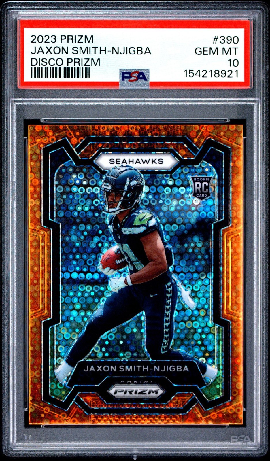 Jaxon Smith-Njigba Panini Prizm #390 Disco