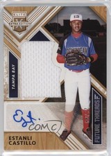 2018 Panini Elite Extra Edition Gold 22/99 Estanli Castillo #FTSA-EC Auto 0s3
