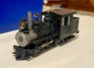 Vintage brass On2 CBNJ SR&RL Portland Forney #6, early version, with can motor