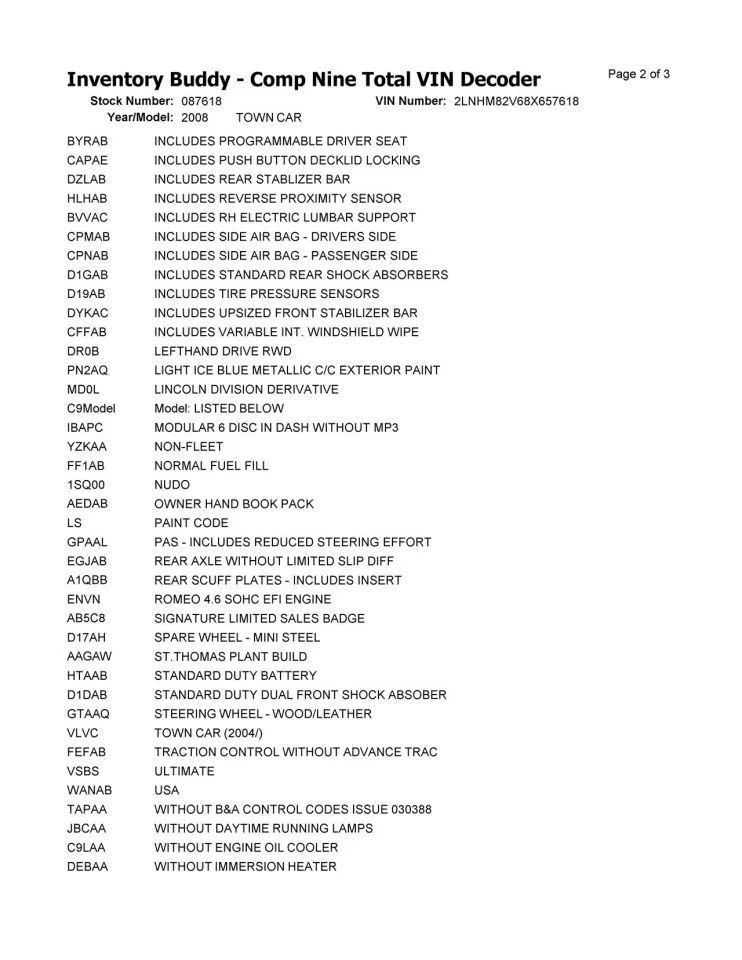 Automatic Transmission ID 7W1P-AA Fits 07-08 LINCOLN & TOWN CAR 371890 Foto 2 de 4