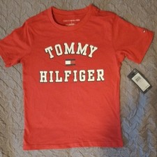 Tommy Hilfiger Kids Red Logo Tee Size 5-6