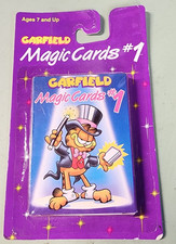 Vintage Garfield Magic Cards 1 Card Game US Playing Card Company Sealed NOS