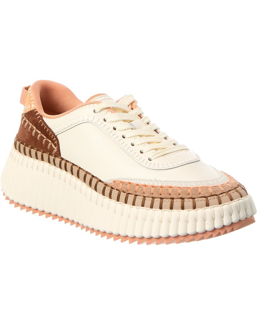 Chloé Nama Leather Sneaker Women's Pink 40
