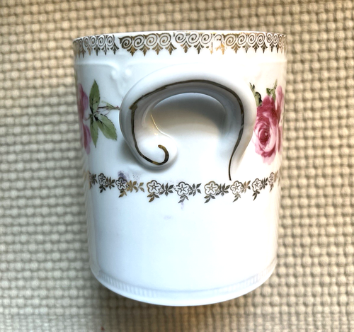 VTG CARNATION EVAPORATED MILK HOLDER/PORCELAIN JAR W/COVER MIGON ROSES - Picture 3 of 10