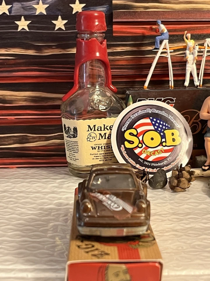 ERTL Porsche 930 Turbo The Cannonball Run коричневый литой б/у отличное состояние товара - Изображение 3 из 4