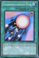 YuGiOh Zauberbrechender Pfeil TU05-DE005 Super Rare Deutsch Good unl.