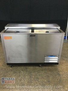 Turbo Air TBC-50SD-FG, 50” Glass Chiller With Casters