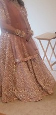 Elegant Pink and Gold Lehenga For Indian Wedding