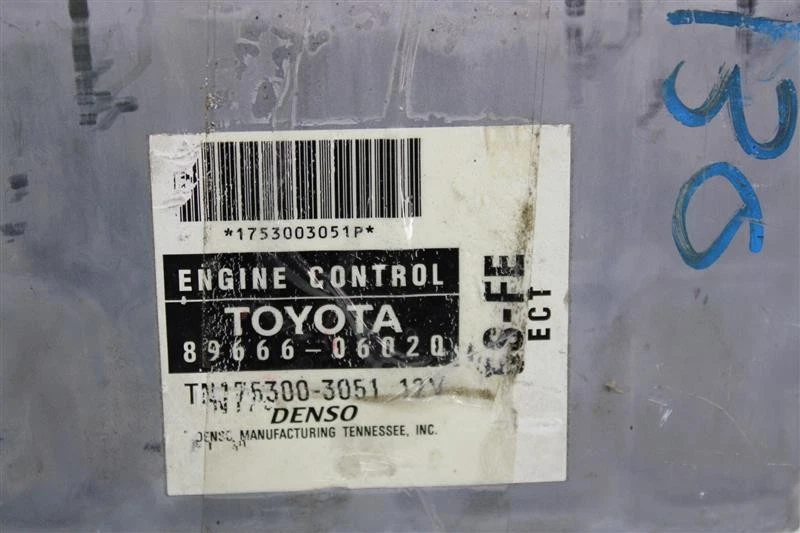ECU ECM COMPUTER Toyota Camry Solara 2000 00 4cyl Auto 8966606020 1154198 - Image 3 of 4