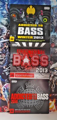MINISTRY OF SOUND : Addicted To Bass 2012 2013 & 2014 CD Bundle - 