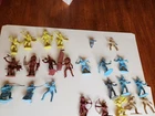 Marx Vintage Red Brown & Yellow Indians & Frontiersmen from Fort Apaches Mix Lot