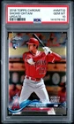 2018 TOPPS CHROME UPDATE #HMT32 SHOHEI OHTANI ROOKIE RC PSA 10