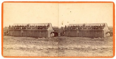 MAINE SV - Lewiston - State Fair Grandstands - JUP Burnham c1880