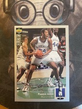 1994-95 Collector's Choice Silver Signature Popeye Jones #139 Dallas Mavericks